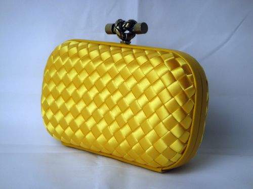 Bottega Veneta Clutches New Knot 8651 gold yellow